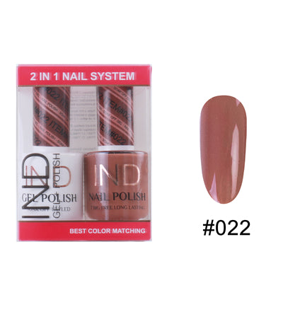 Bộ Gel Sơn Móng Tay IND & Sơn Mài Phối Màu - #22