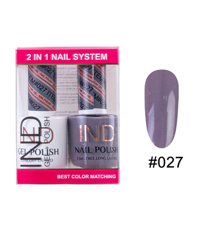 Bộ Gel Sơn Móng Tay IND & Sơn Mài Phối Màu - #27
