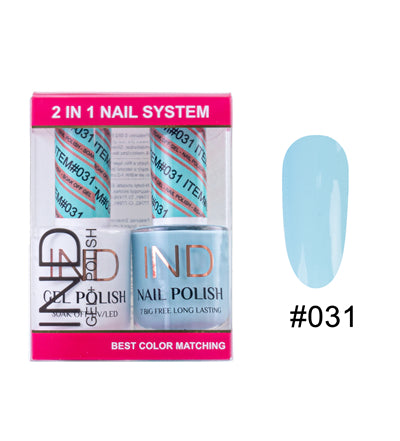 Bộ Gel Sơn Móng Tay IND & Sơn Mài Phối Màu - #31