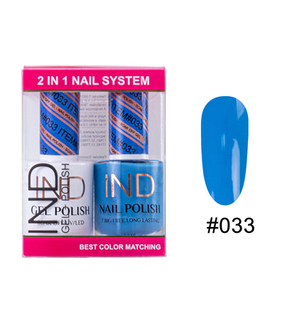 Bộ Gel Sơn Móng Tay IND & Sơn Mài Phối Màu - #33