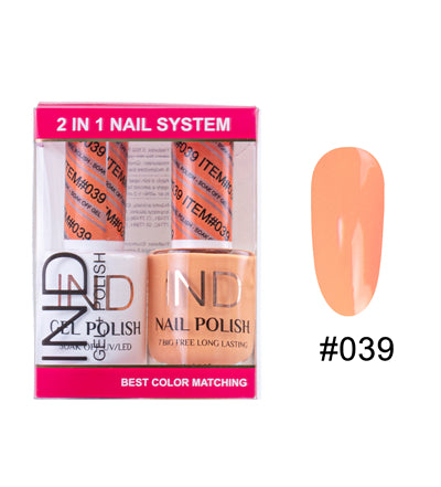 Bộ Gel Sơn Móng Tay IND & Sơn Mài Phối Màu - #39