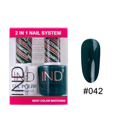 Bộ Gel Sơn Móng Tay IND & Sơn Mài Phối Màu - #42