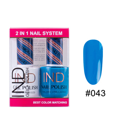 Bộ Gel Sơn Móng Tay IND & Sơn Mài Phối Màu - #43
