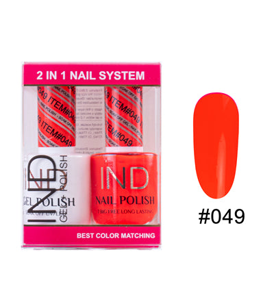 Bộ Gel Sơn Móng Tay IND & Sơn Mài Phối Màu - #49