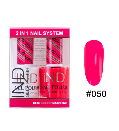 Bộ Gel Sơn Móng Tay IND & Sơn Mài Phối Màu - #50