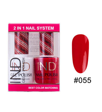 Bộ Gel Sơn Móng Tay IND & Sơn Mài Phối Màu - #55
