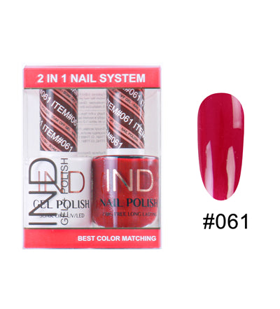 Bộ Gel Sơn Móng Tay IND & Sơn Mài Phối Màu - #61