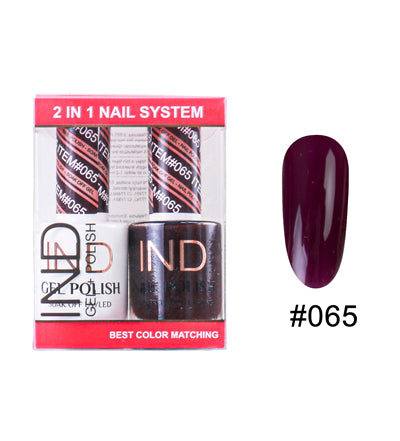 Bộ Gel Sơn Móng Tay IND & Sơn Mài Phối Màu - #65