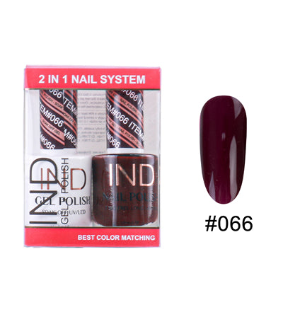 Bộ Gel Sơn Móng Tay IND & Sơn Mài Phối Màu - #66