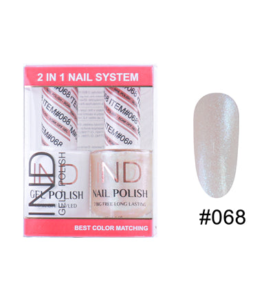 Bộ Gel Sơn Móng Tay IND & Sơn Mài Phối Màu - #68