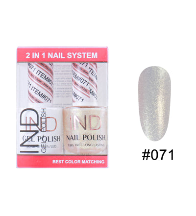 Bộ Gel Sơn Móng Tay IND & Sơn Mài Phối Màu - #71