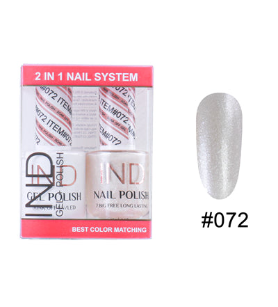 Bộ Gel Sơn Móng Tay IND & Sơn Mài Phối Màu - #72