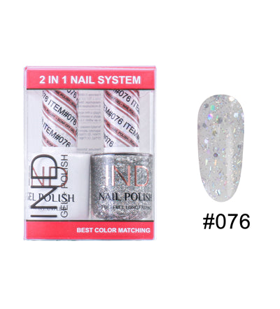 Bộ Gel Sơn Móng Tay IND & Sơn Mài Phối Màu - #76