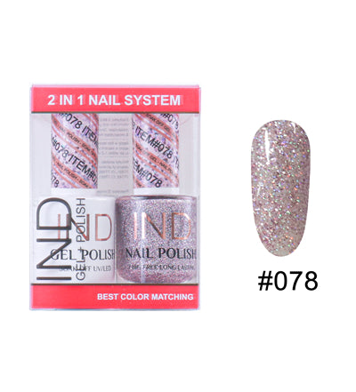 Bộ Gel Sơn Móng Tay IND & Sơn Mài Phối Màu - #78