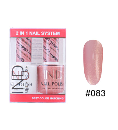 Bộ Gel Sơn Móng Tay IND & Sơn Mài Phối Màu - #83