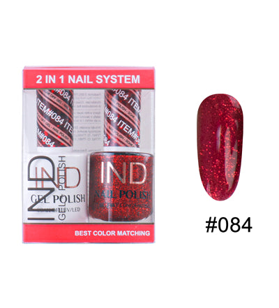 Bộ Gel Sơn Móng Tay IND & Sơn Mài Phối Màu - #84