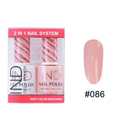 Bộ Gel Sơn Móng Tay IND & Sơn Mài Phối Màu - #86