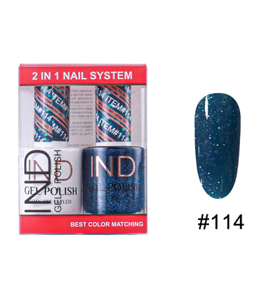 Bộ Gel Sơn Móng Tay IND & Sơn Mài Phối Màu - #114