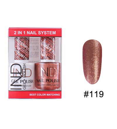 Bộ Gel Sơn Móng Tay IND & Sơn Mài Phối Màu - #119
