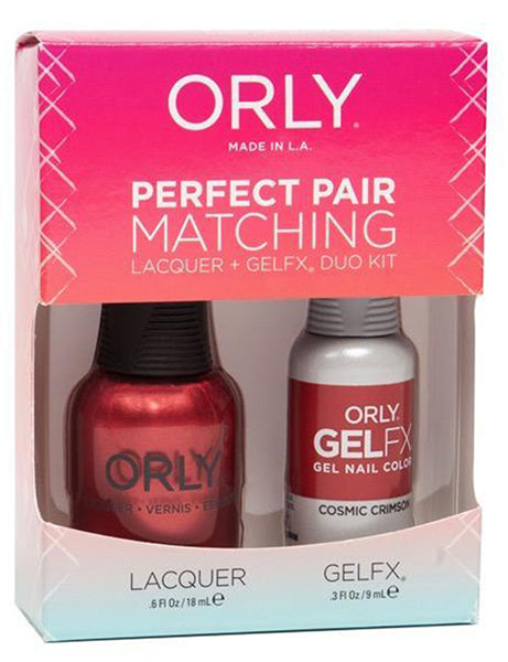 Orly Gel Matching Set #3100008 - Cosmic Crimson