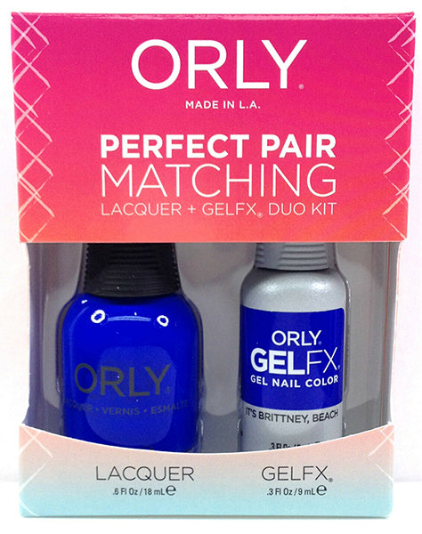 Orly Gel Matching Set #3500005 - It's Brittney, Beach