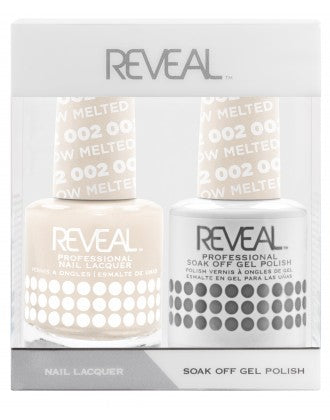 Bộ đôi sơn bóng và gel Reveal - 002 Melted Marshmallow