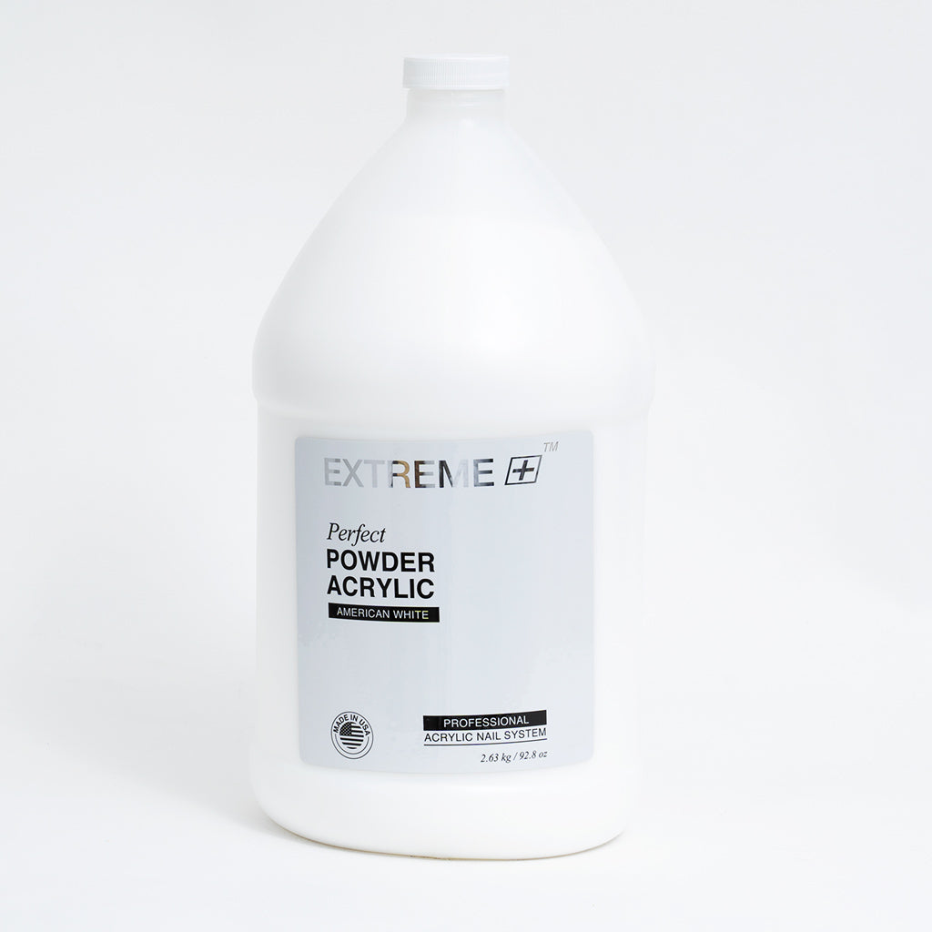 EXTREME+ Bột Điêu Khắc Móng Acrylic 92.8 oz (1 Gallon) - Trắng Mỹ