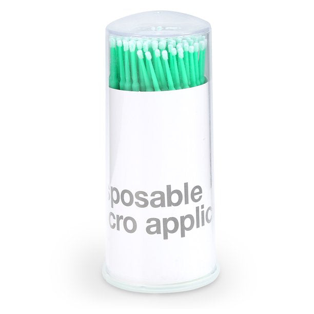 100 miếng Micro Applicator Brushes Lash Micro Swabs để nối mi, trang điểm