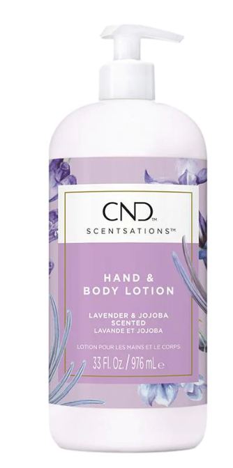 Sữa dưỡng thể và tay CND - Oải hương & Jojob - 31 oz