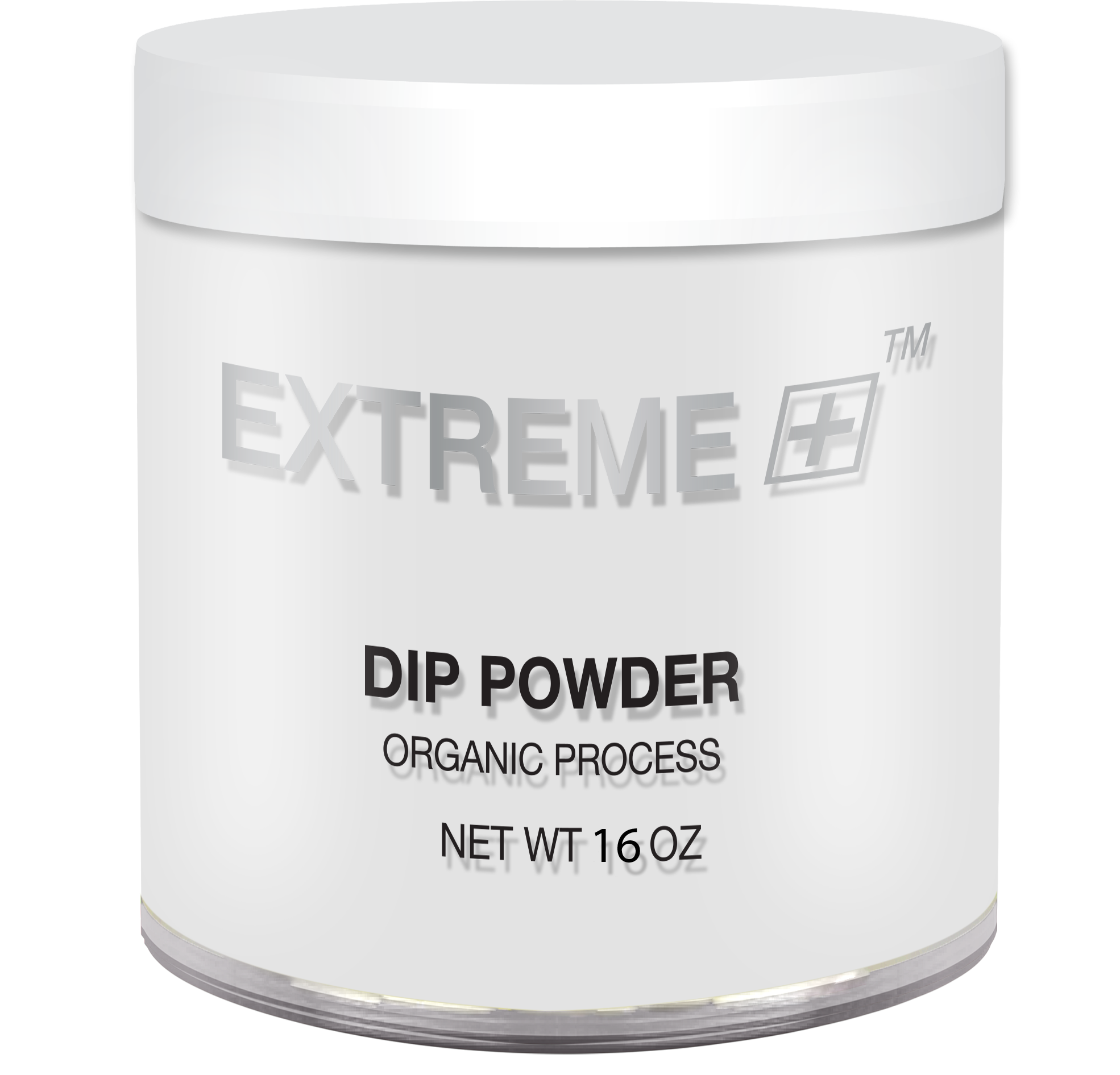 EXTREME+ Dipping Powder Hữu cơ - Hồng & Trắng: Trong suốt 16 oz
