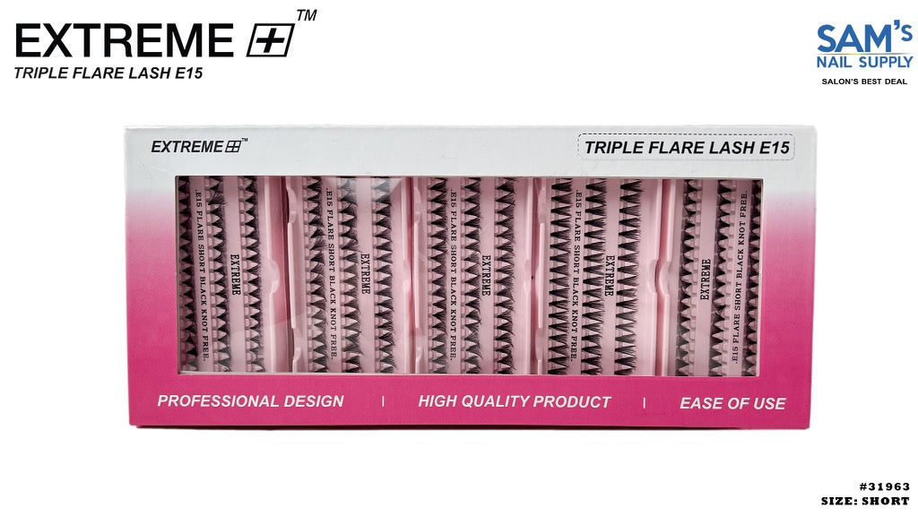 Extreme Triple Flare Lash E15 Ngắn - Hộp