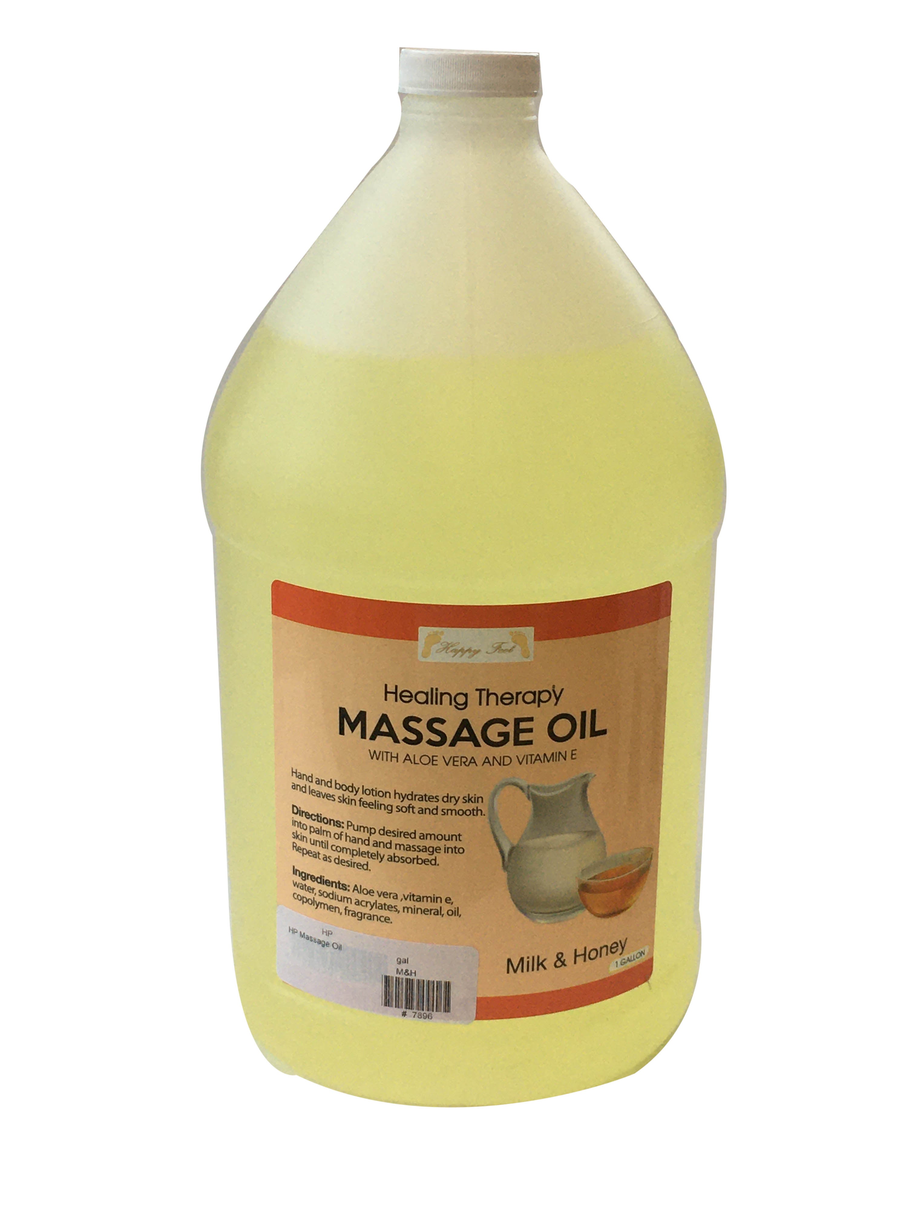 Dầu massage HappyFeet - Sữa & Mật ong - Hộp 4