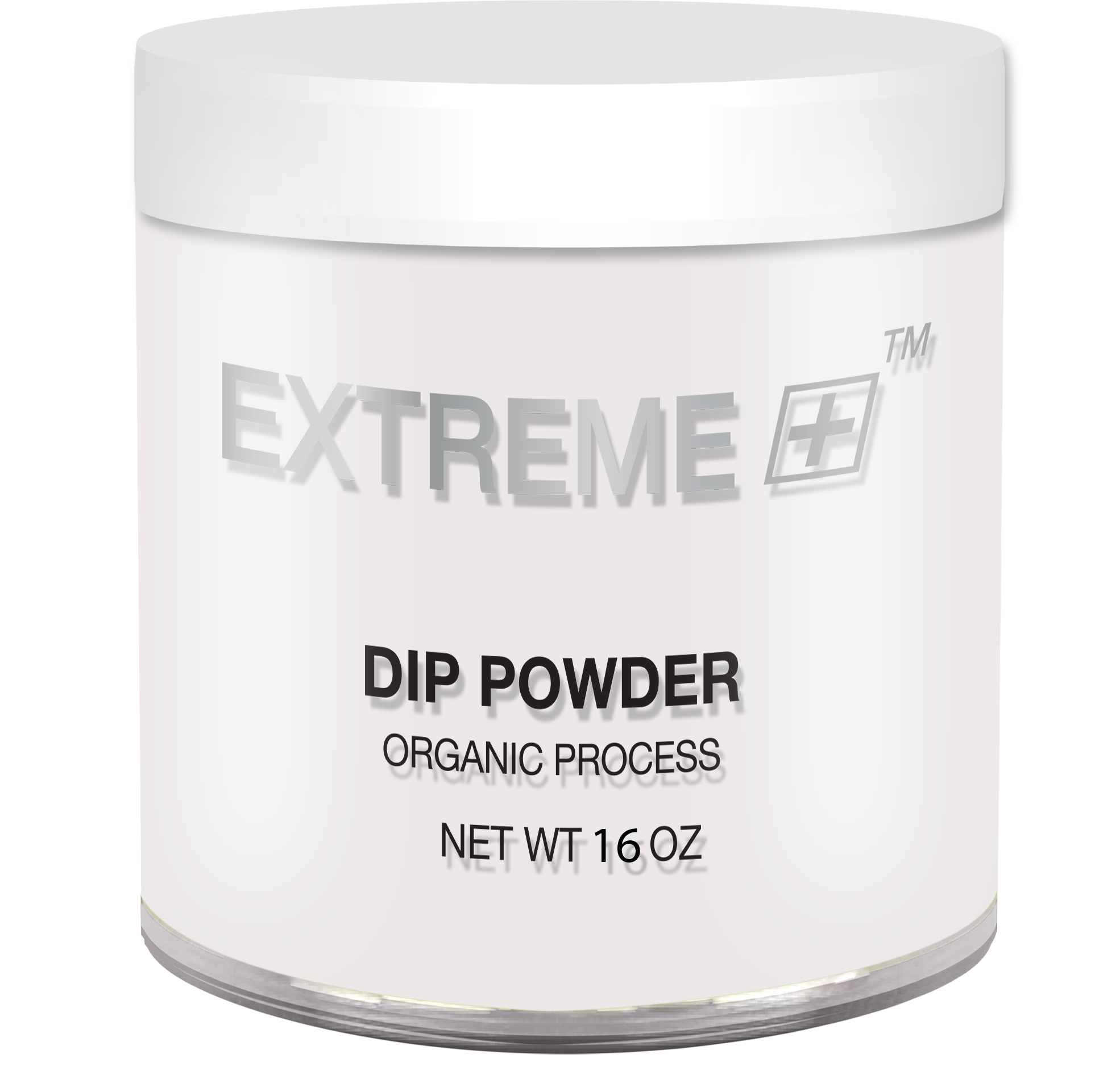 EXTREME+ Dipping Powder Hữu cơ - Hồng & Trắng: Lớp nền tự nhiên - 16 oz