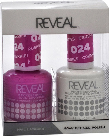 Bộ đôi sơn bóng và sơn bóng Reveal - 024 Crushed Berries