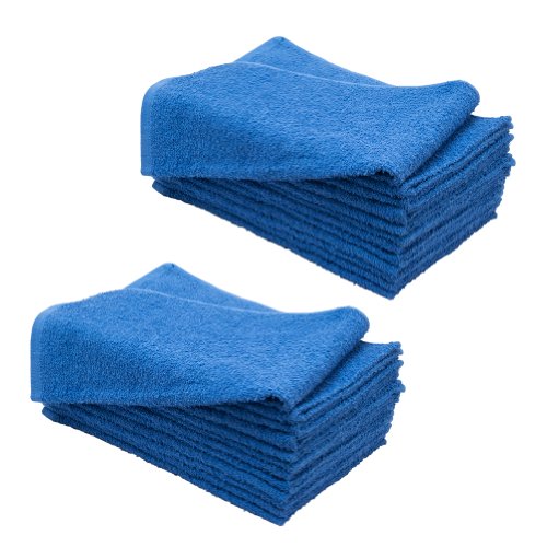 12 chiếc khăn tắm cotton Magna Plus 100% cotton - Xanh hoàng gia