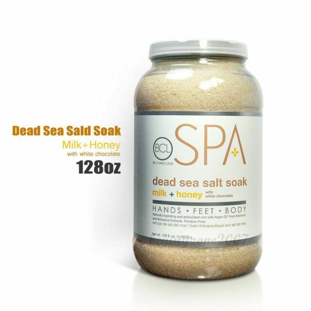 BCL Spa Ngâm Muối Biển Chết Sữa & Mật Ong Với Sô Cô La Trắng (128 oz)