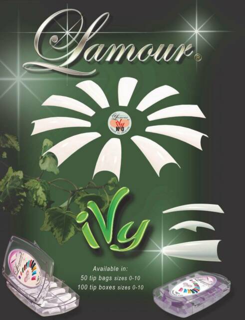 Lamour IVY Coffin Natural Tips - 110 chiếc
