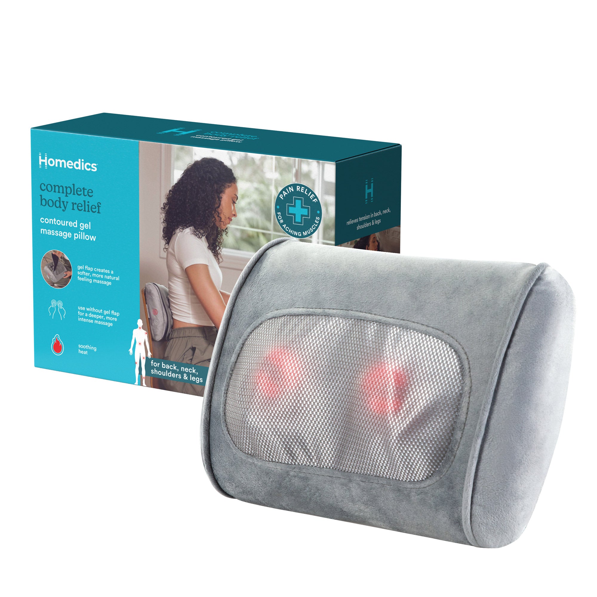 Contoured Gel Massage Pillow
