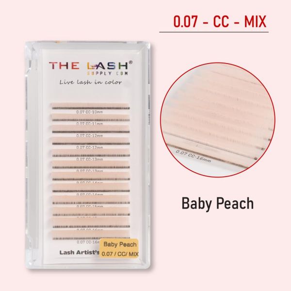 0.07 - Color Lash - CC - Màu đào nhạt