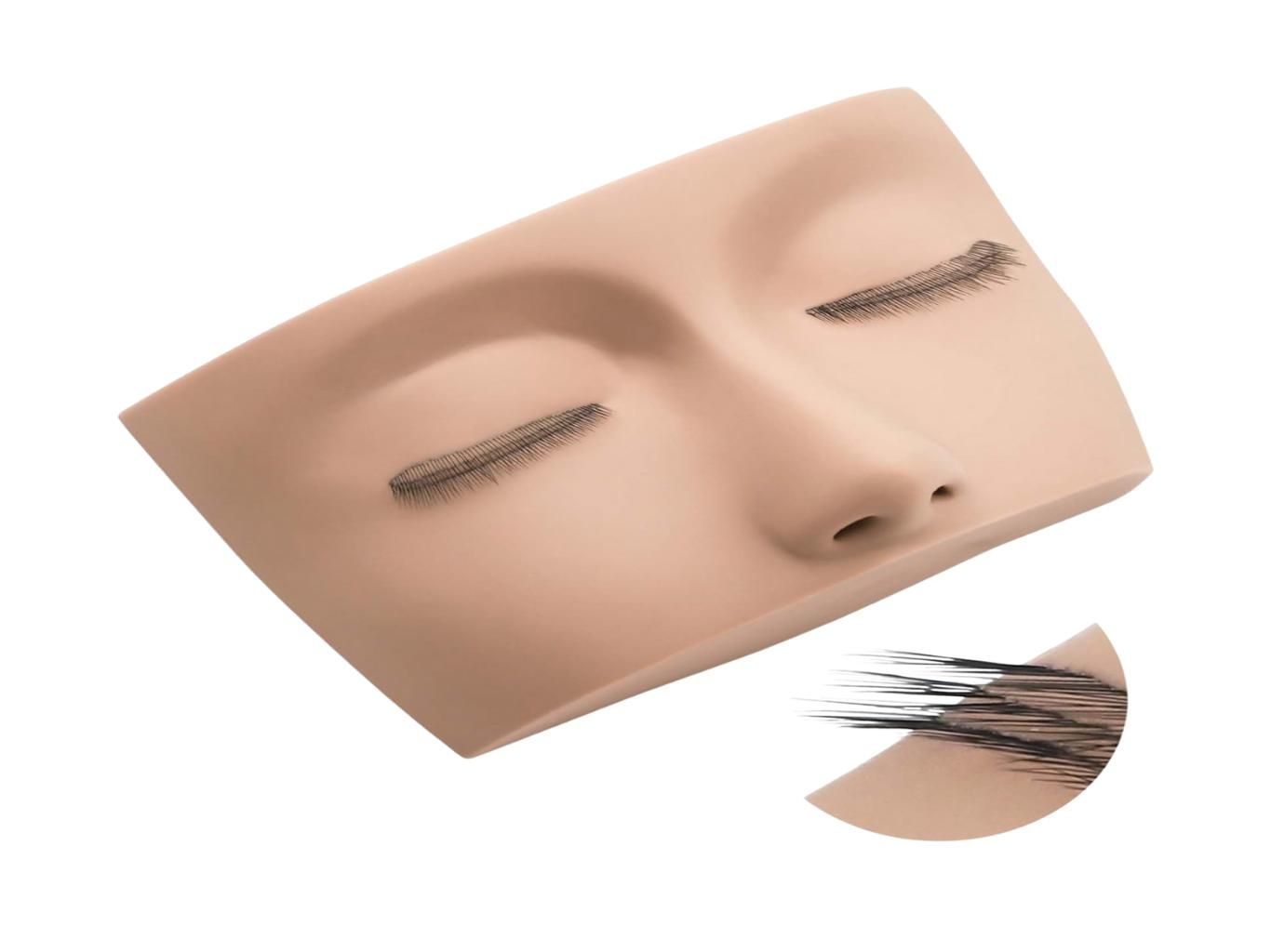 Đầu ma-nơ-canh 3 lớp mi
