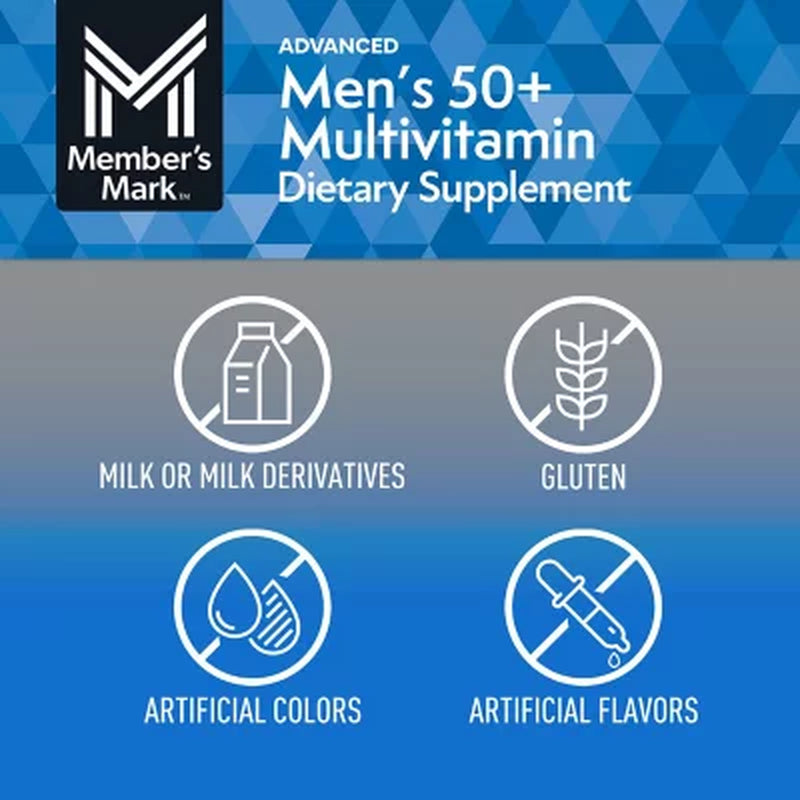 Member'S Mark Advanced Men'S 50+ Multivitamin Tablets, 275 Ct.
