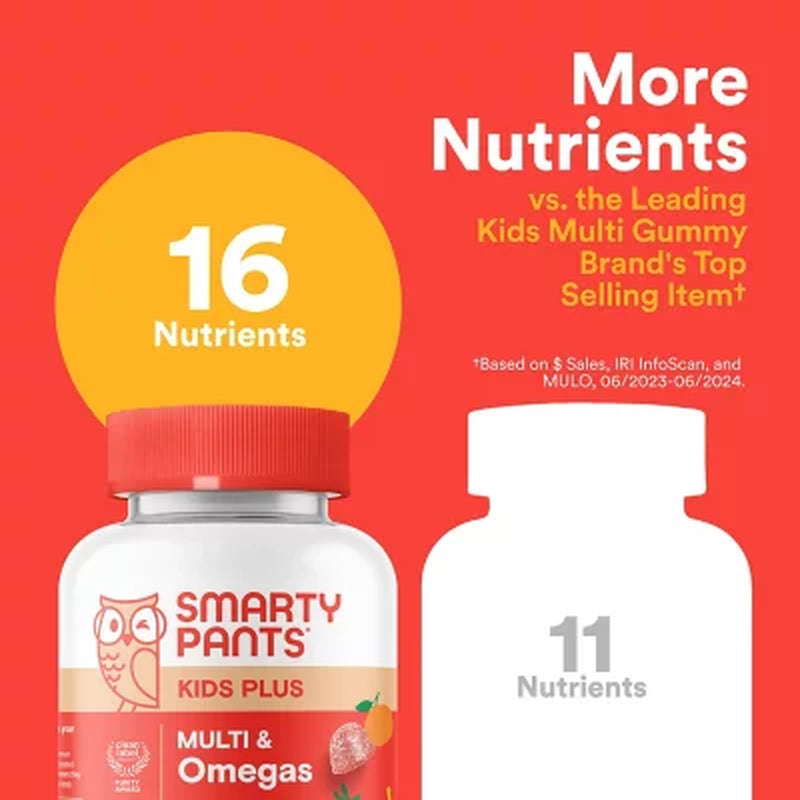 Smartypants Kids Multivitamin and Omega Gummy, 100 Ct.