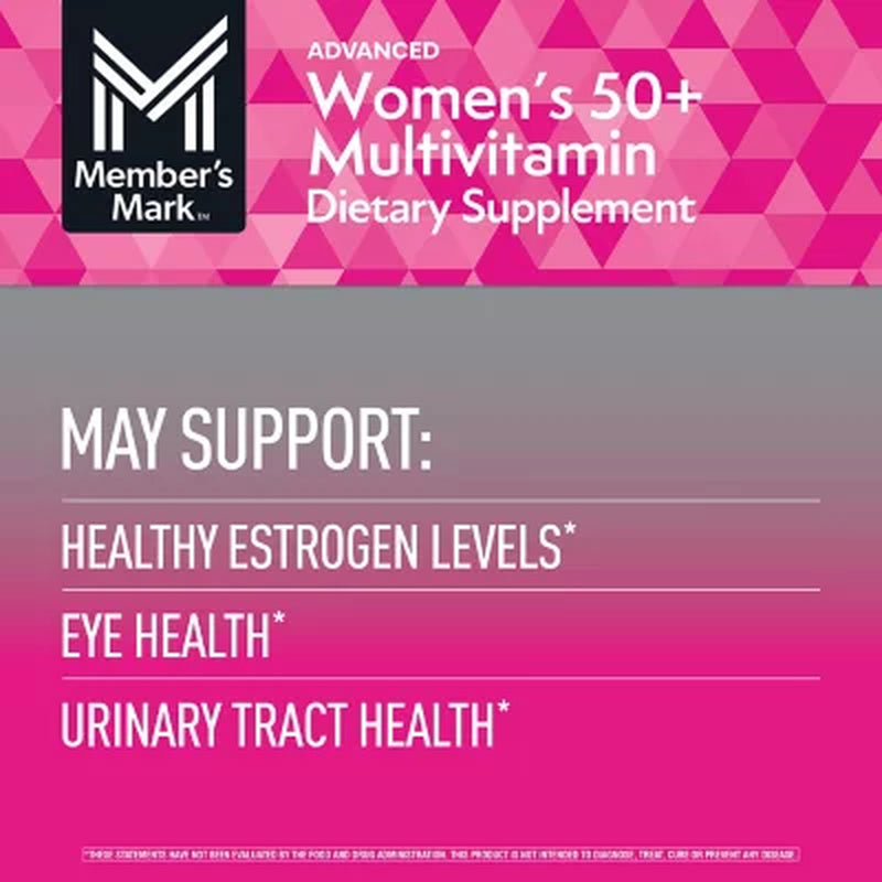 Member'S Mark Advanced Women'S 50+ Multivitamin Tablets, 275 Ct.