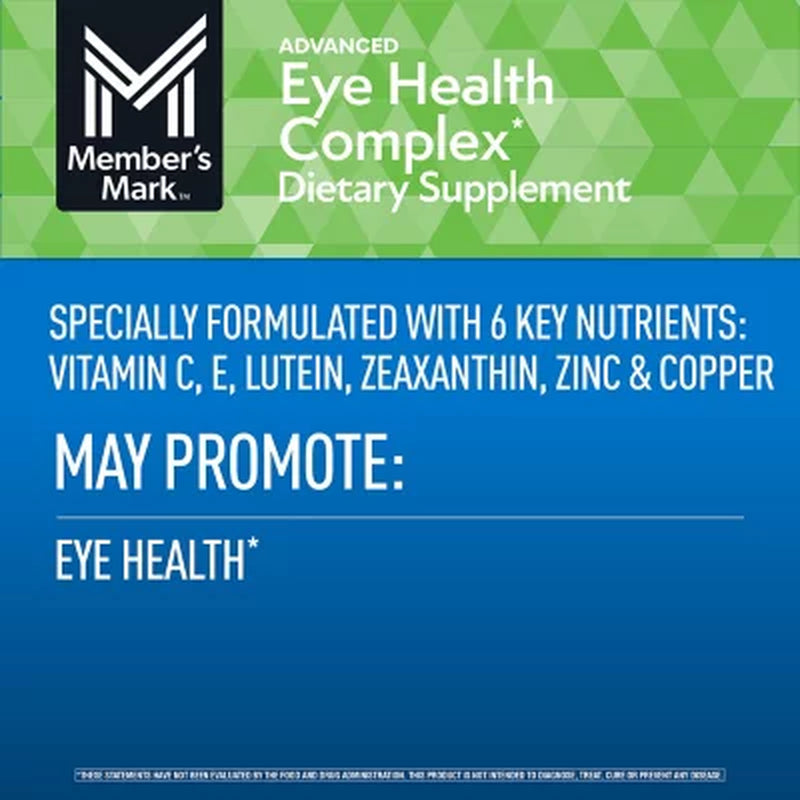 Member'S Mark Advanced Eye Health Complex Softgels, 210 Ct.