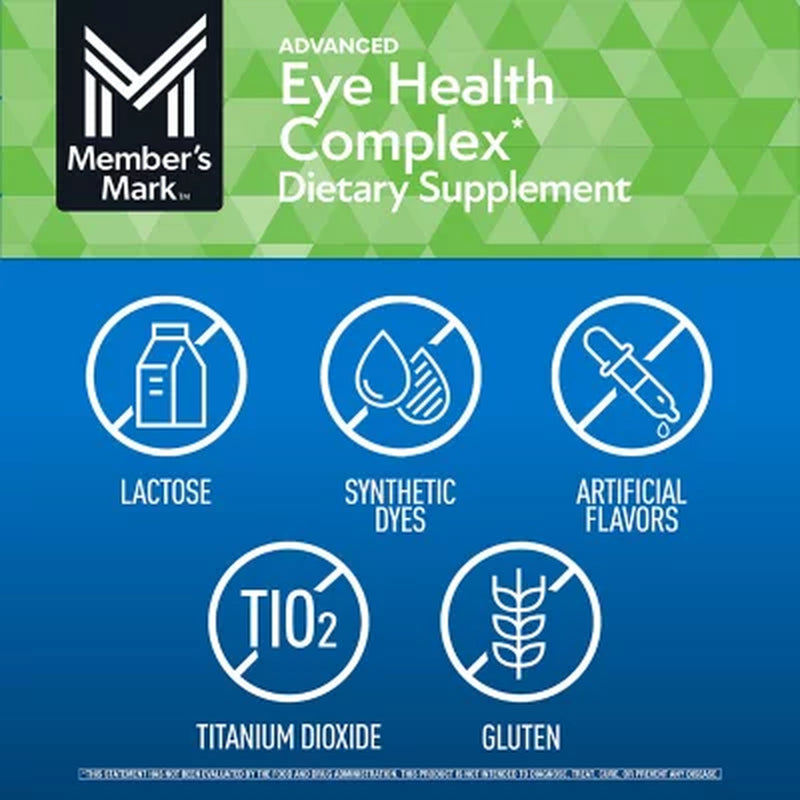Member'S Mark Advanced Eye Health Complex Softgels, 210 Ct.