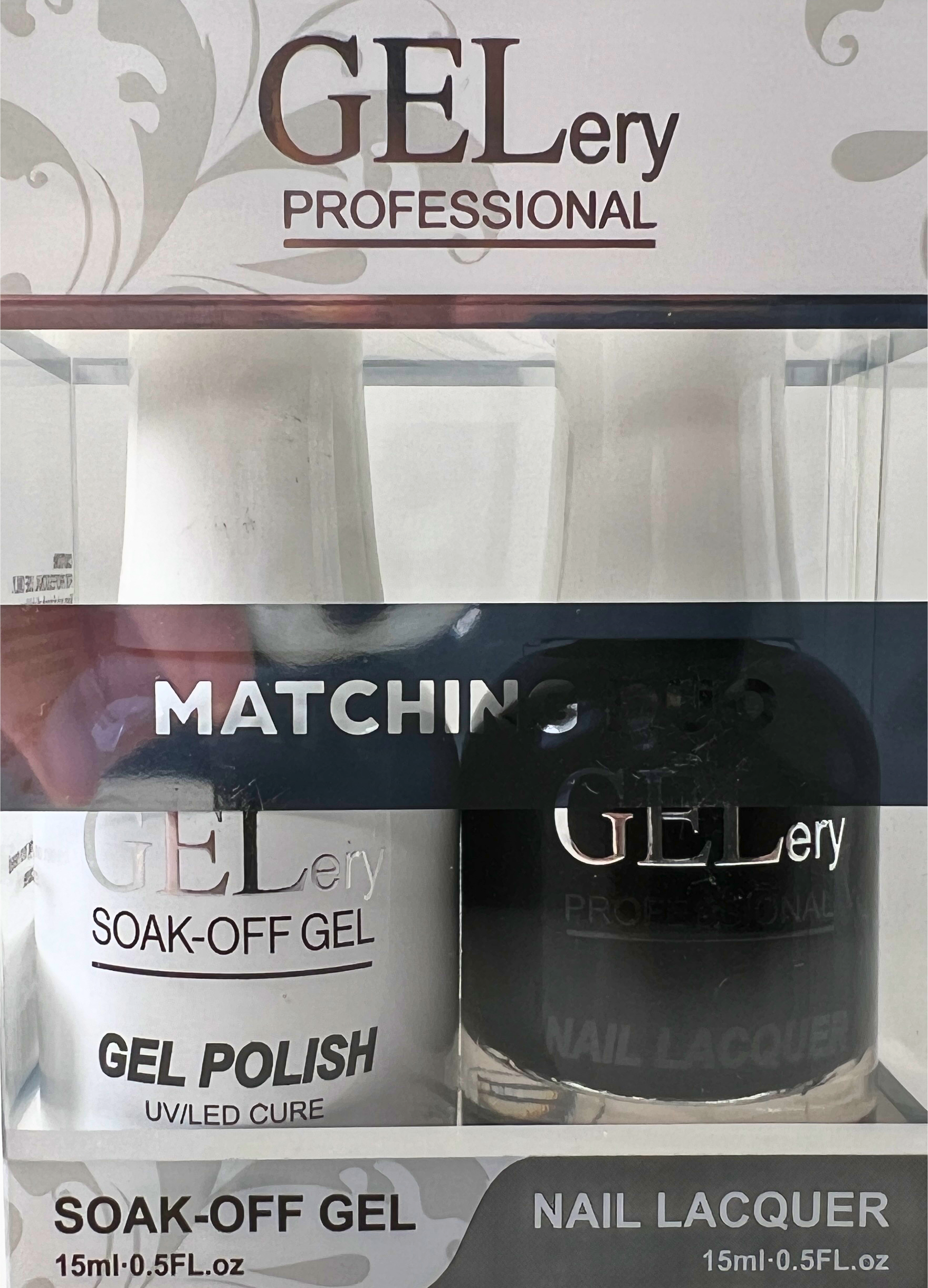 GELery Gel Duo - Dark Black