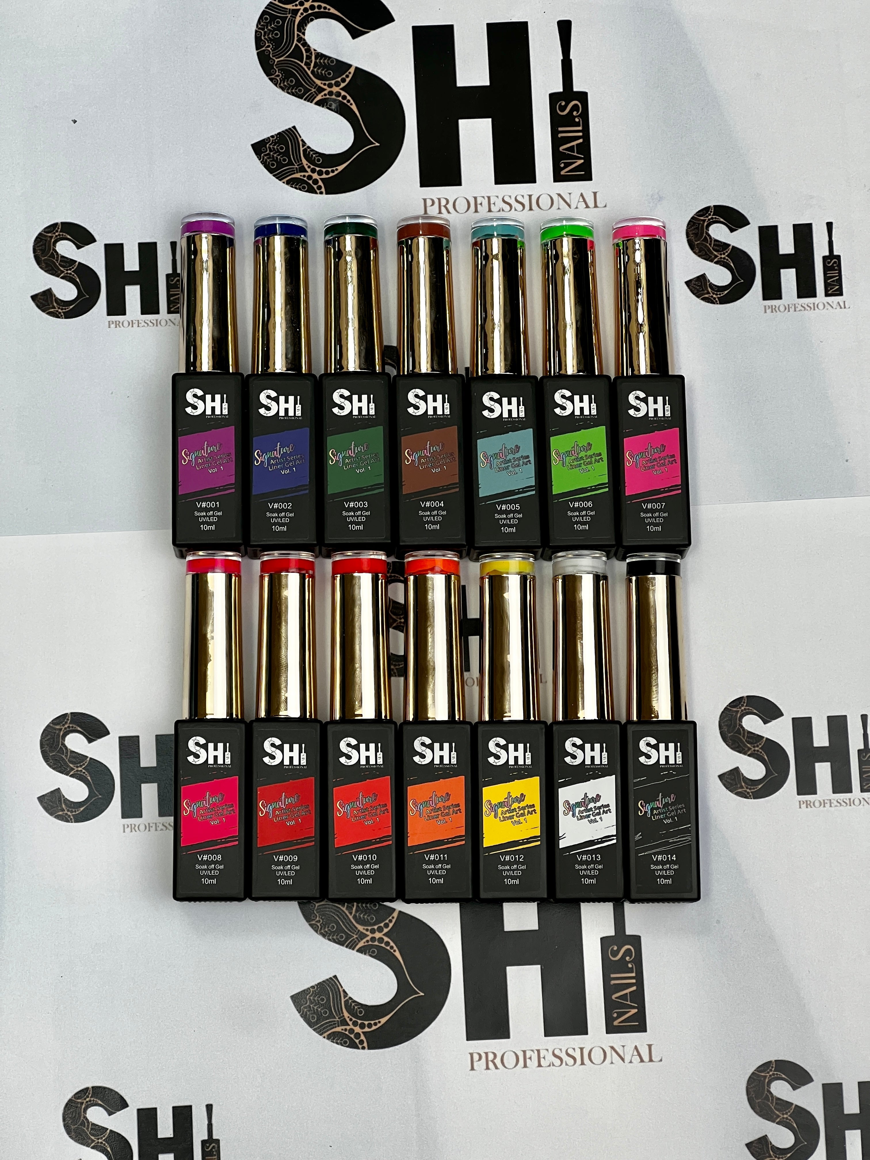 Sơn gel nghệ thuật Signature Artist Series Liner Gel Art Paint Vol 1 
