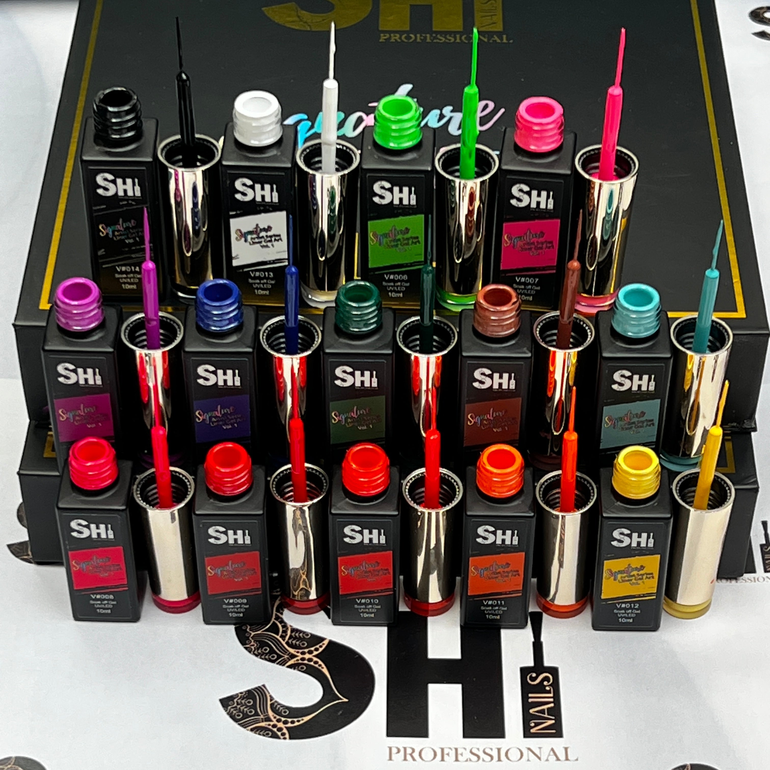 Sơn gel nghệ thuật Signature Artist Series Liner Gel Art Paint Vol 1 