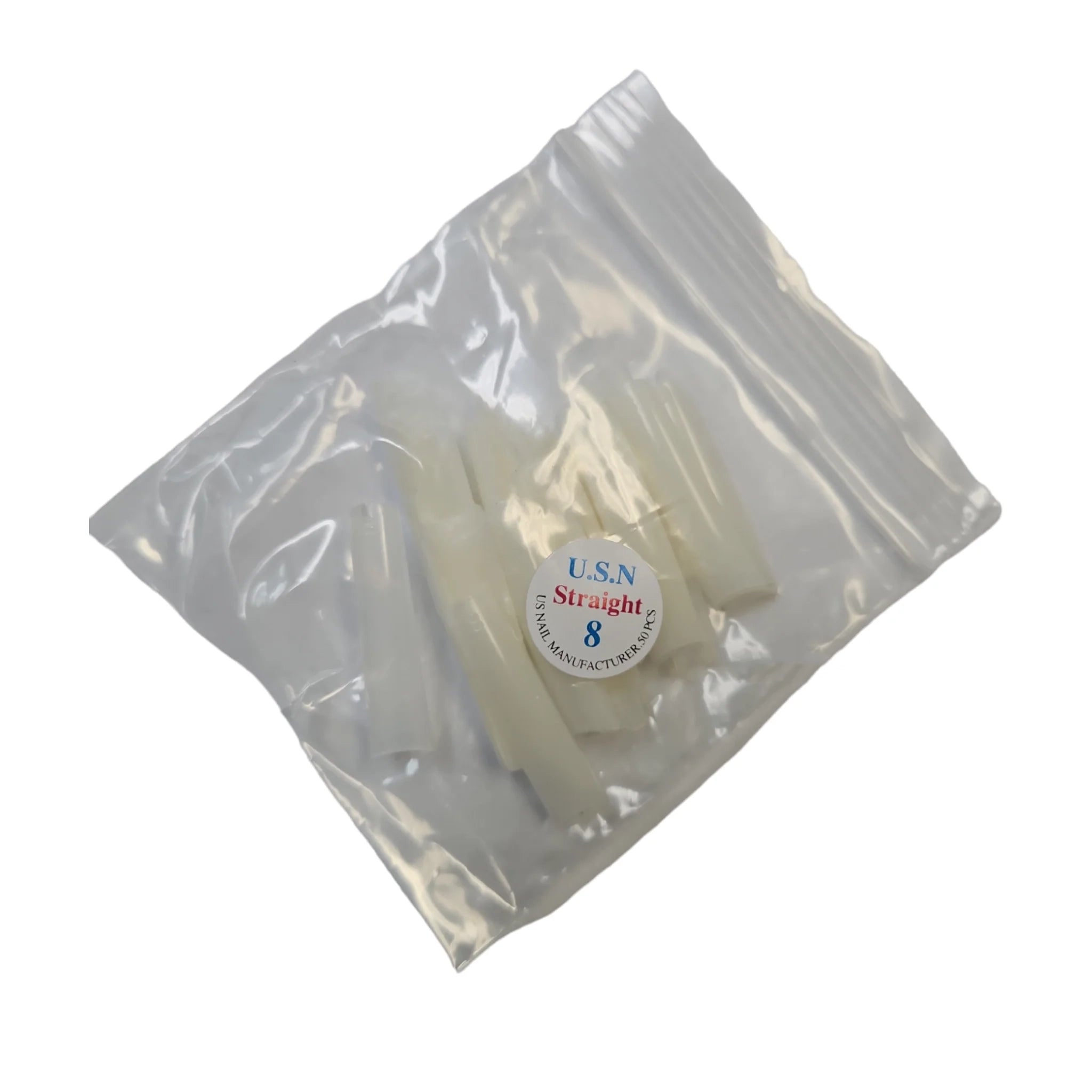 Móng tay USN Straight Natural Tip #8