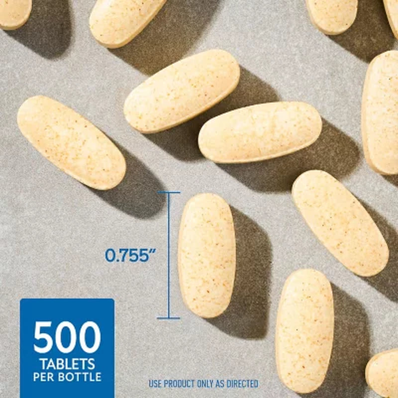 Member'S Mark Vitamin C plus Citrus Bioflavonoids & Rose Hips Tablets, 1000Mg, 500 Ct.